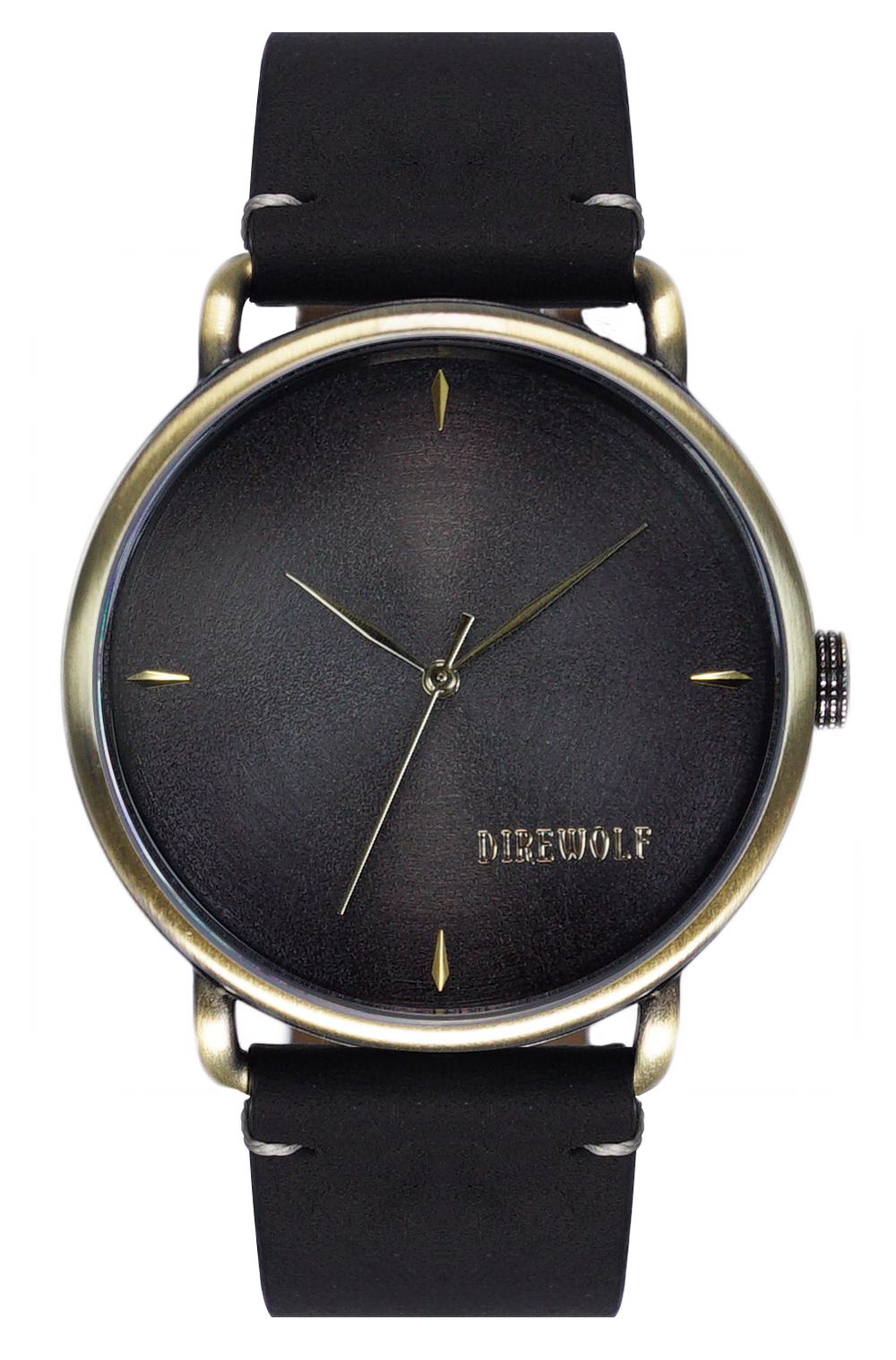 Distressed Black on Antique Bronze Watch