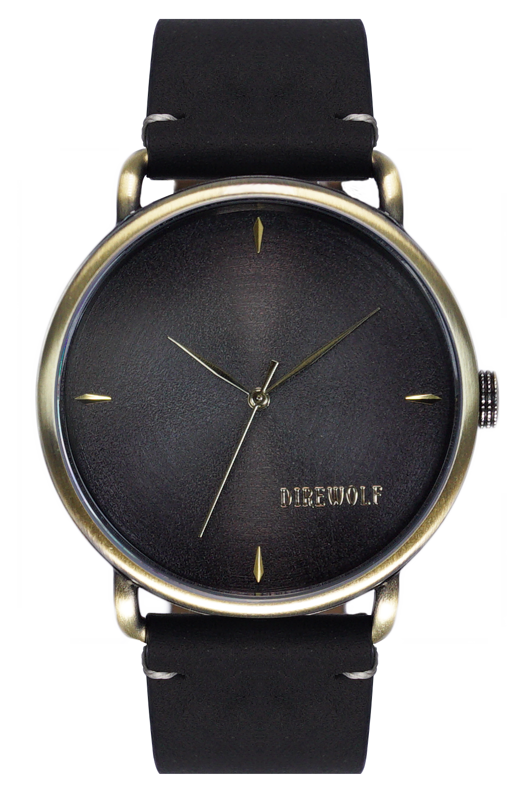 Distressed Black on Antique Bronze Watch